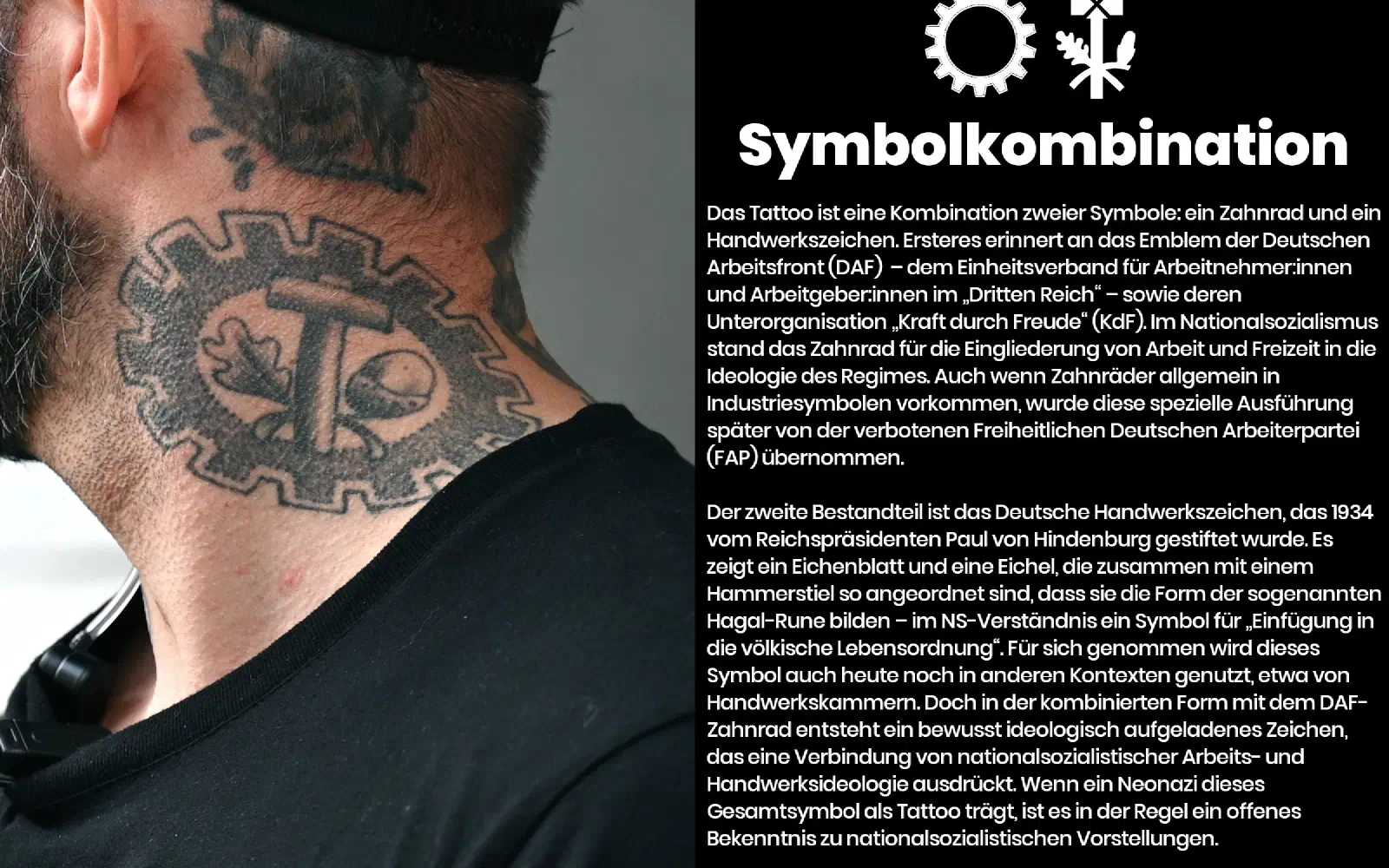 Tafel zu Symbolkombinationen