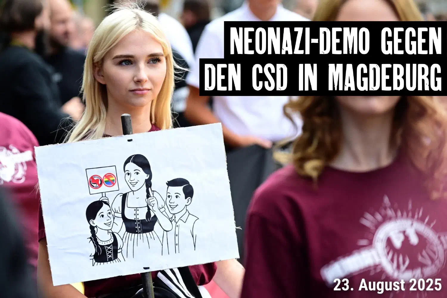 Neonazi-Demo gegen den CSD in Magdeburg