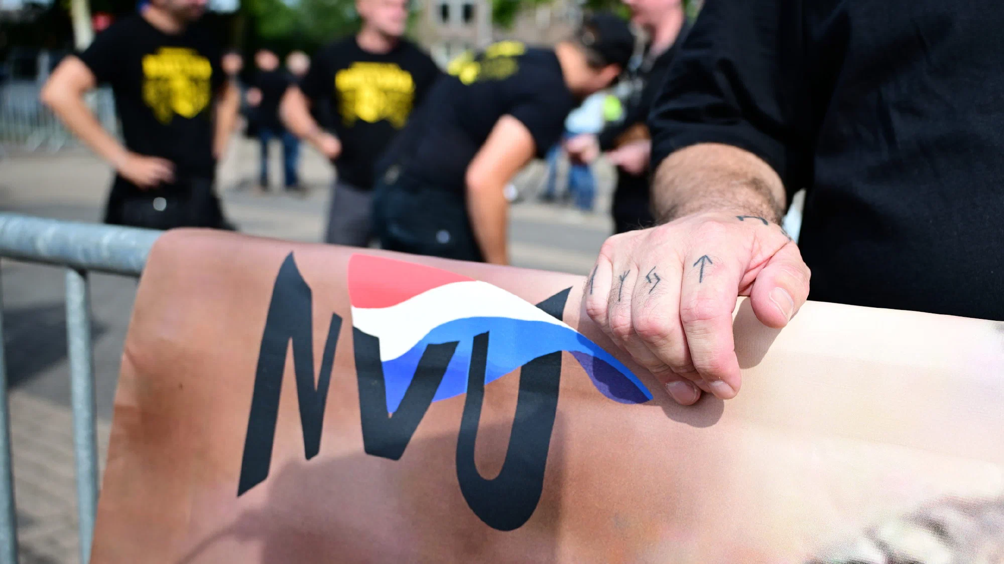 NVU/JN-Demonstration in Uden (NL)