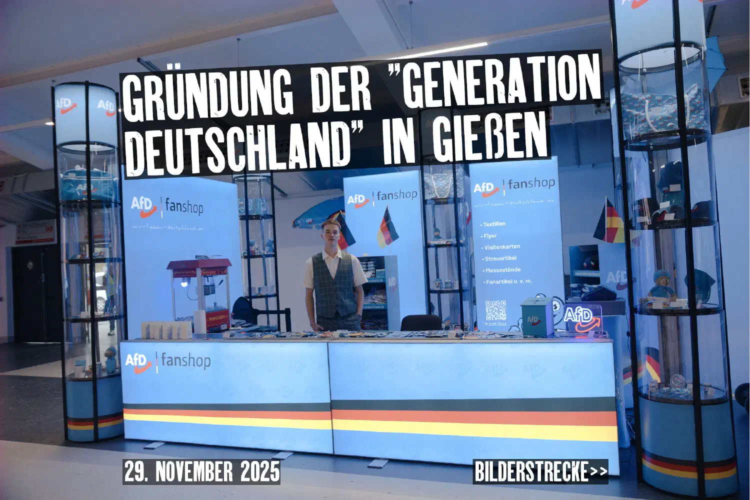 Gründung der AfD-Jugend "Genertion Deutschlnd" in Gießen