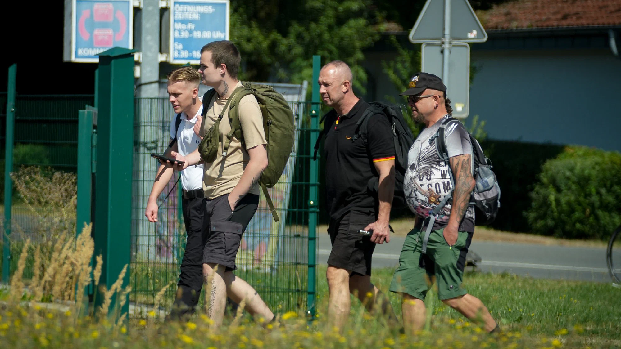 Patriotische Wander-Bewegung in Westfalen