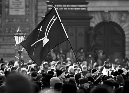 Neonazis und Bauernproteste in Dresden