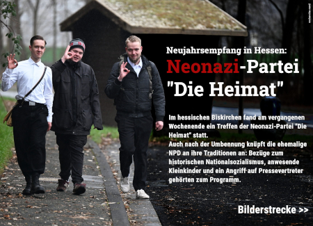 13.01.2024: Neujahrsempfang der Neonazi-Partei "Die Heimat" in Hessen